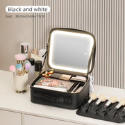 Makeup Travel Case with LED Mirror