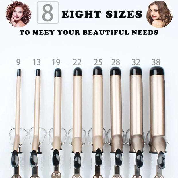 Multi-Sized Ceramic Hair Curler