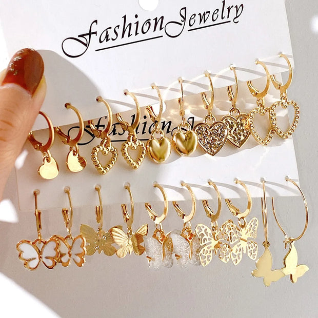 Up to 24 Pairs Earrings Set